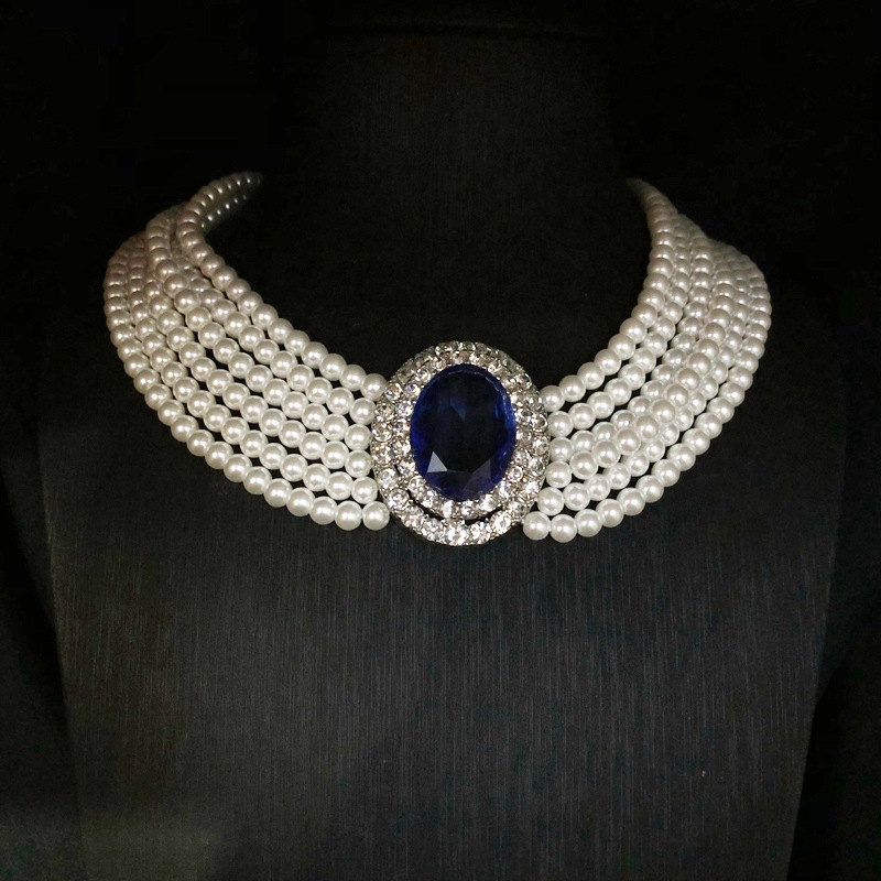 Pearl Trim Chain - 2026 French Retro Rhinestone Inlaid Elegant