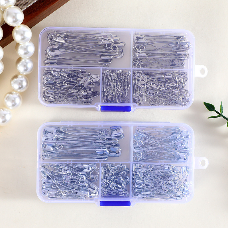 Silver Safety Pins Kit With St - Craft Embellishment Storage ulasan dan harga