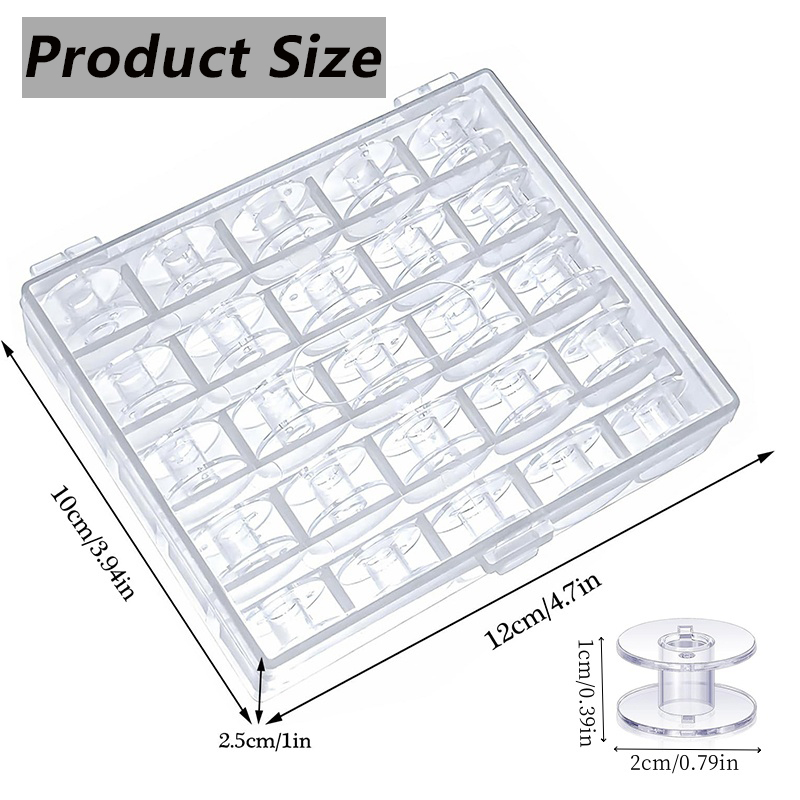 25pcs Home Sewing Machine Bott - Craft Embellishment Storage ulasan dan harga