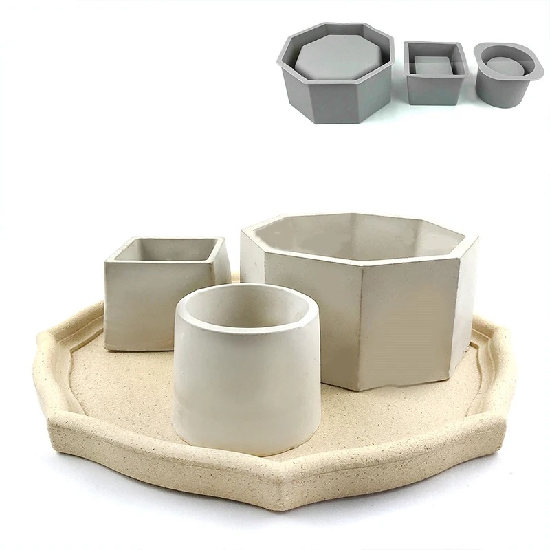 Flower Pot Silicone Mold For D - Craft Embellishment Storage ulasan dan harga
