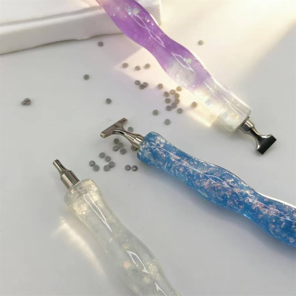 New Wavy  Resin Diamond Painti - Embroidery Embellishments ulasan dan harga