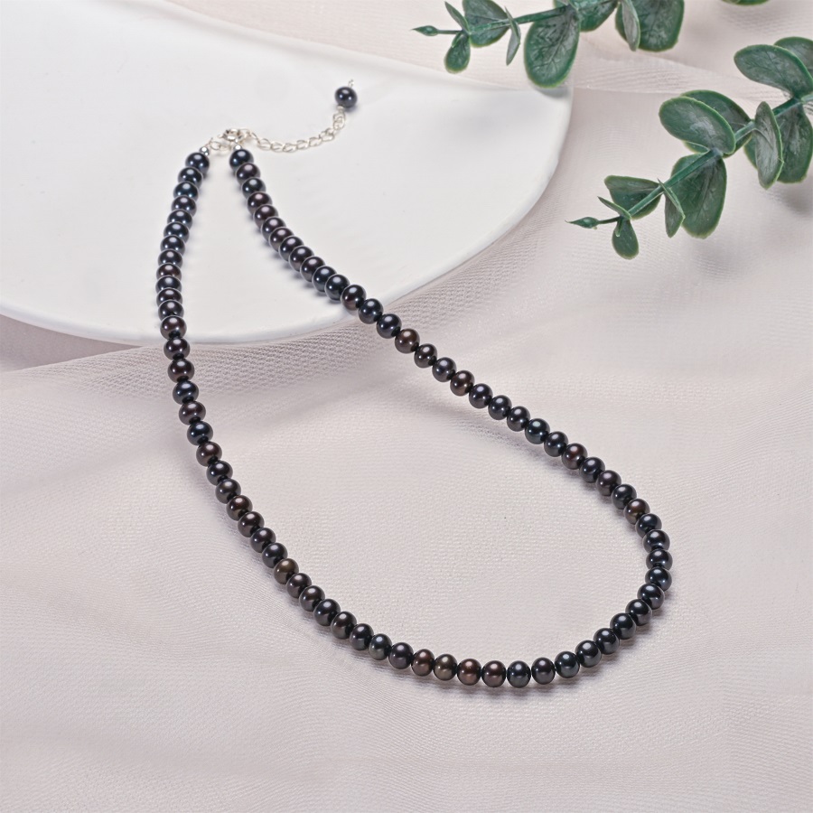 Hengsheng 5-6.5mm Near Round B - Pearl Trim Chain ulasan dan harga