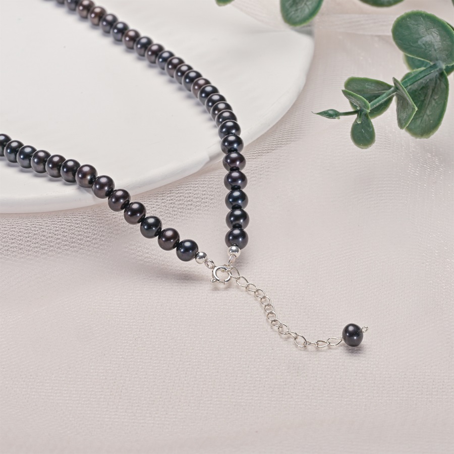 Hengsheng 5-6.5mm Near Round B - Pearl Trim Chain ulasan dan harga