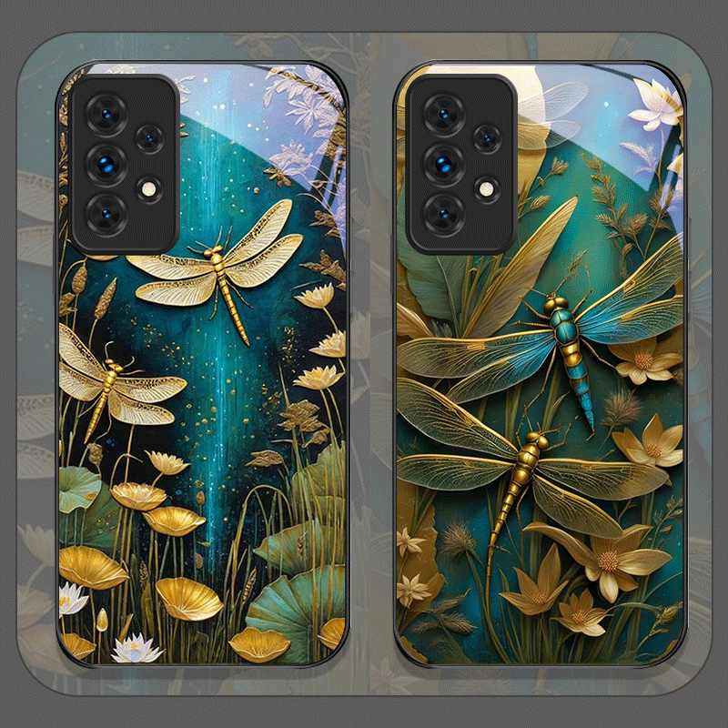Flower Golden Dragonfly Temper - Embroidery Embellishments ulasan dan harga