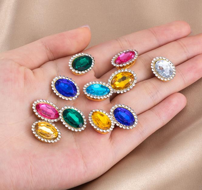 30pcs 14x18mm Colored Acrylic  - Embroidery Craft ulasan dan harga