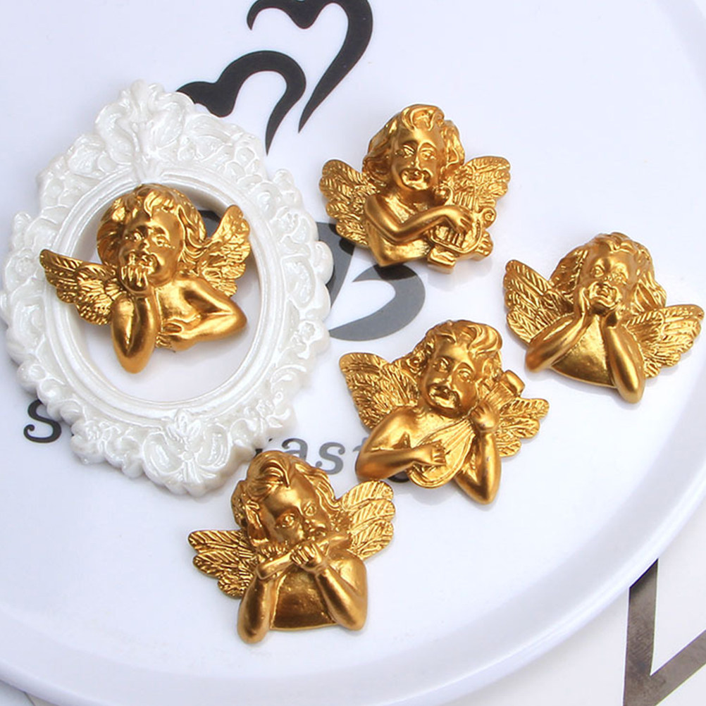 15pcs Resin Angel Accessories  - Craft Embellishments ulasan dan harga