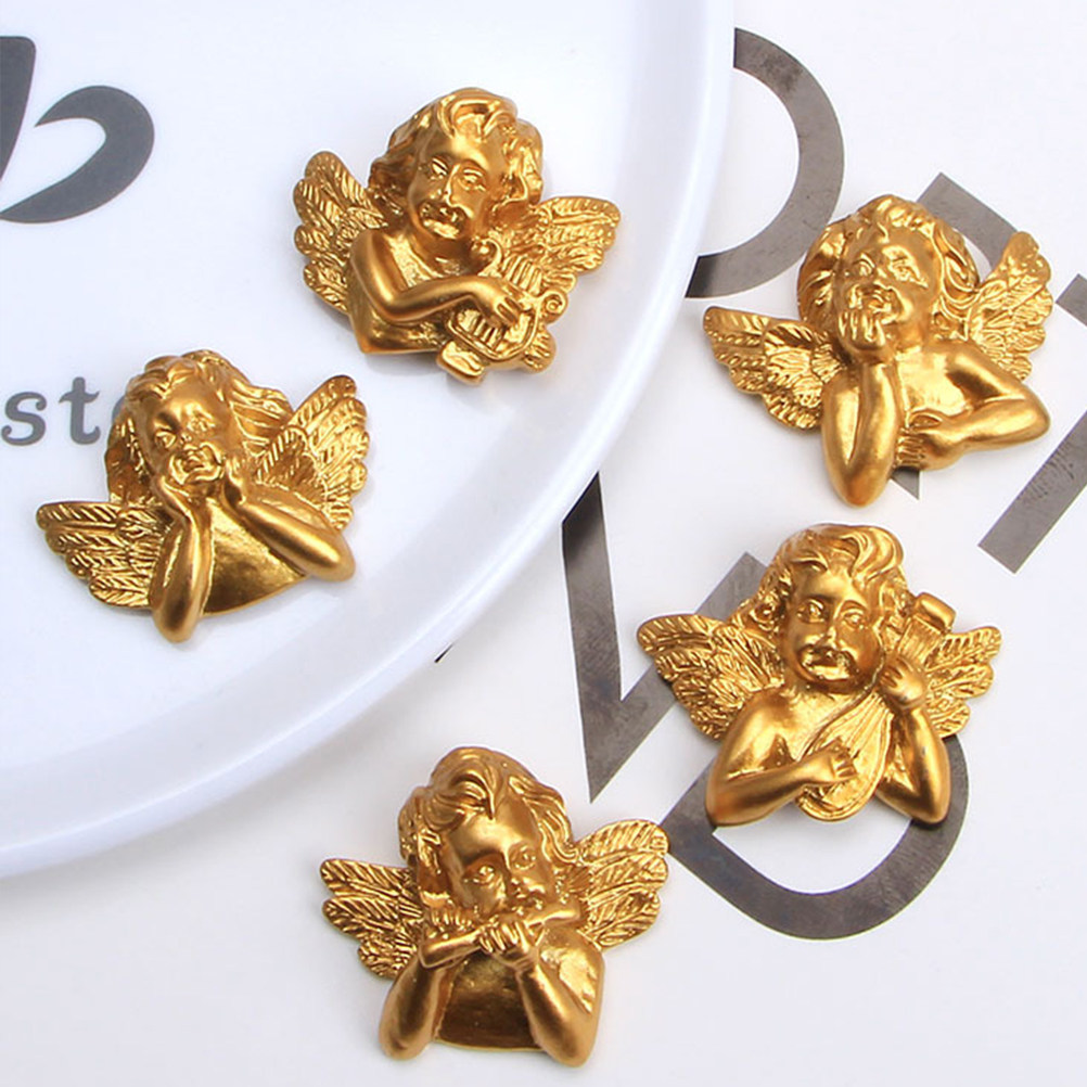 15pcs Resin Angel Accessories  - Craft Embellishments ulasan dan harga