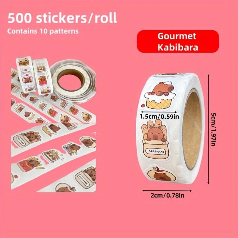500/1000pcs Capybara Self-Adhe - Craft Embellishments ulasan dan harga