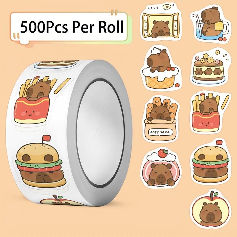 500/1000pcs Capybara Self-Adhe - Craft Embellishments ulasan dan harga