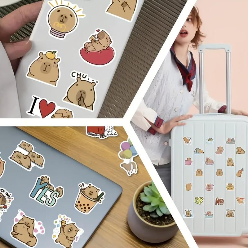 500/1000pcs Capybara Self-Adhe - Craft Embellishments ulasan dan harga