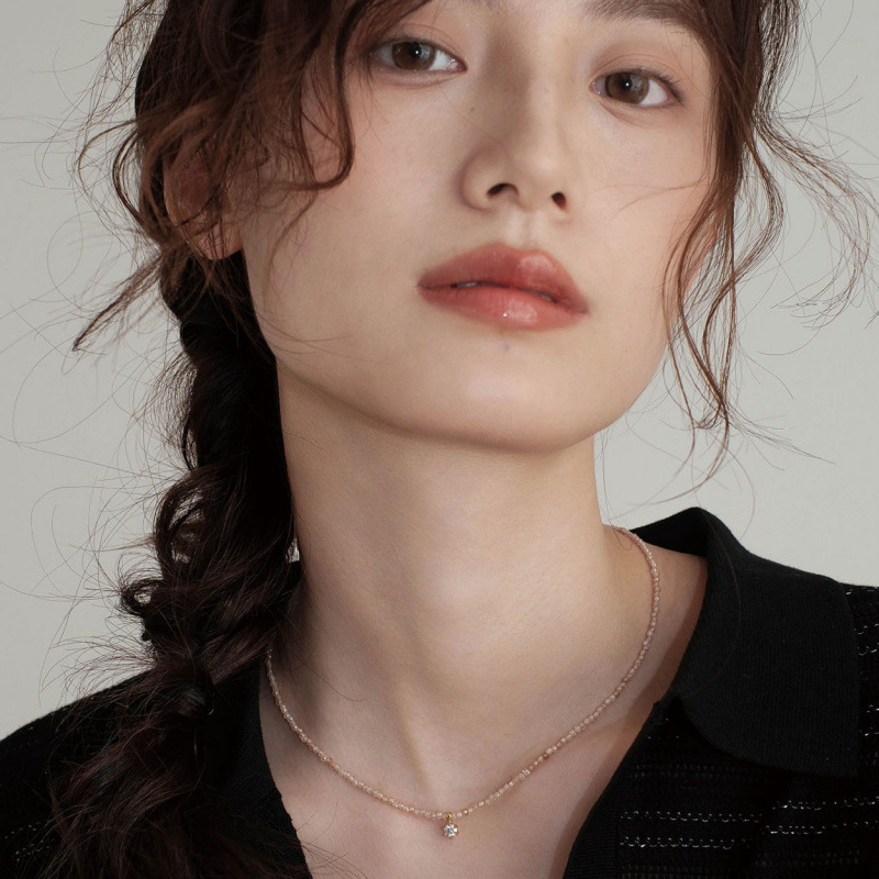 Fashion Vintage Sexy Zircon Pe - Pearl Trim Chain ulasan dan harga