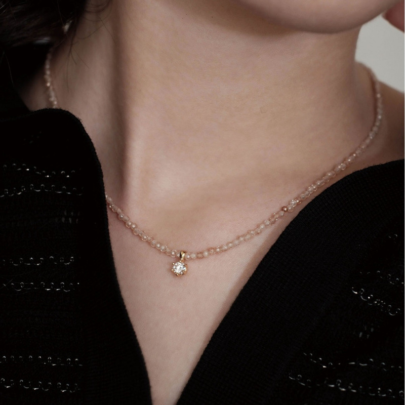Fashion Vintage Sexy Zircon Pe - Pearl Trim Chain ulasan dan harga