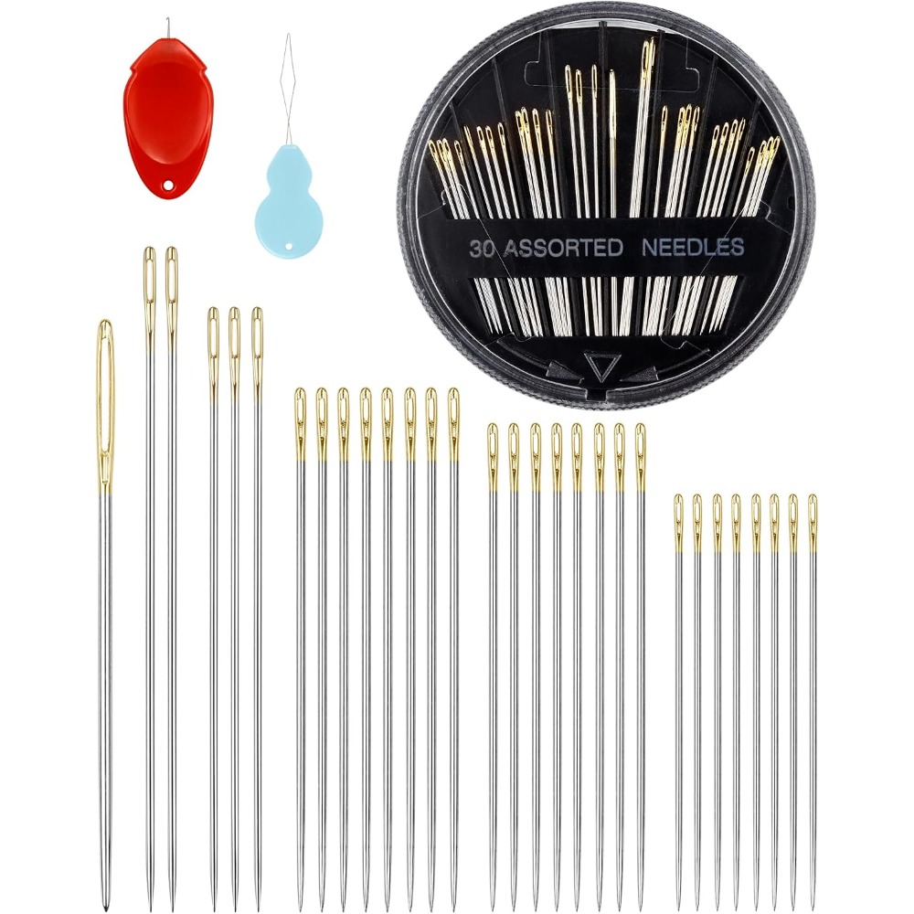 30-Count Steel Hand Sewing Nee - Embroidery Craft ulasan dan harga