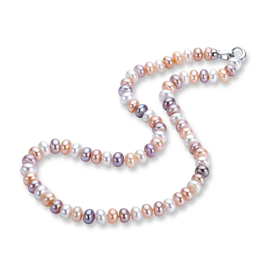 YWYC 7-10mm Bread Bead Freshwa - Pearl Trim Chain ulasan dan harga