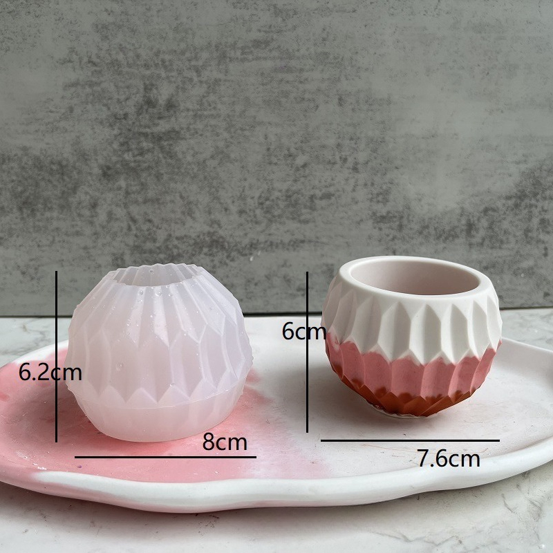 Small Round Meat Planter Silic - Craft Embellishment Storage ulasan dan harga